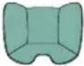CHICCO KORY Essential i-Size - 40-80 cm (max. 13 kg) Cu centuri de siguranță universale, în sensul opus direcției de deplasare: instalarea cu centuri de siguranță în 3 puncte ale autovehiculului (consultați ilustrațiile cu numerele de la 16 până la 26) - 3