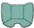CHICCO KORY Essential i-Size - 40-80 Cm (13 kg maxi) universel à ceinture dos à la route (universal belted) : installation avec les ceintures à 3 points de la voiture (voir illustrations de 16 à 26) - 1