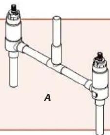 Pfister Pfirst Series 0X6-050 - Connector les lignes d'alimentation en eau - 3