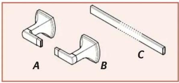 Pfister Vaneri BTB-VRI3 - Installation du porte-serviette - 2