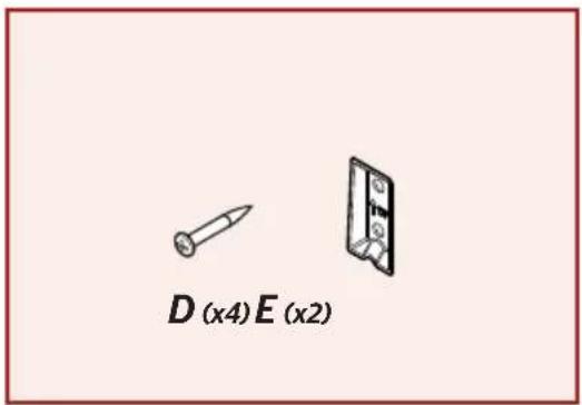 D (x4) E (x2)