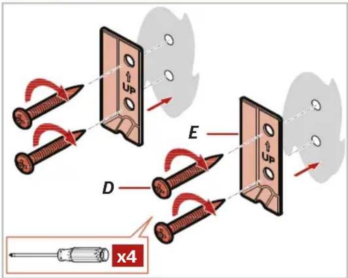 Pfister Penn BTB-PE1 - Installation des supports de fixation: Installation du Montant - 4