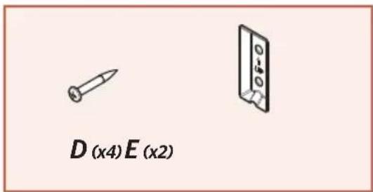 D (x4) E (x2)