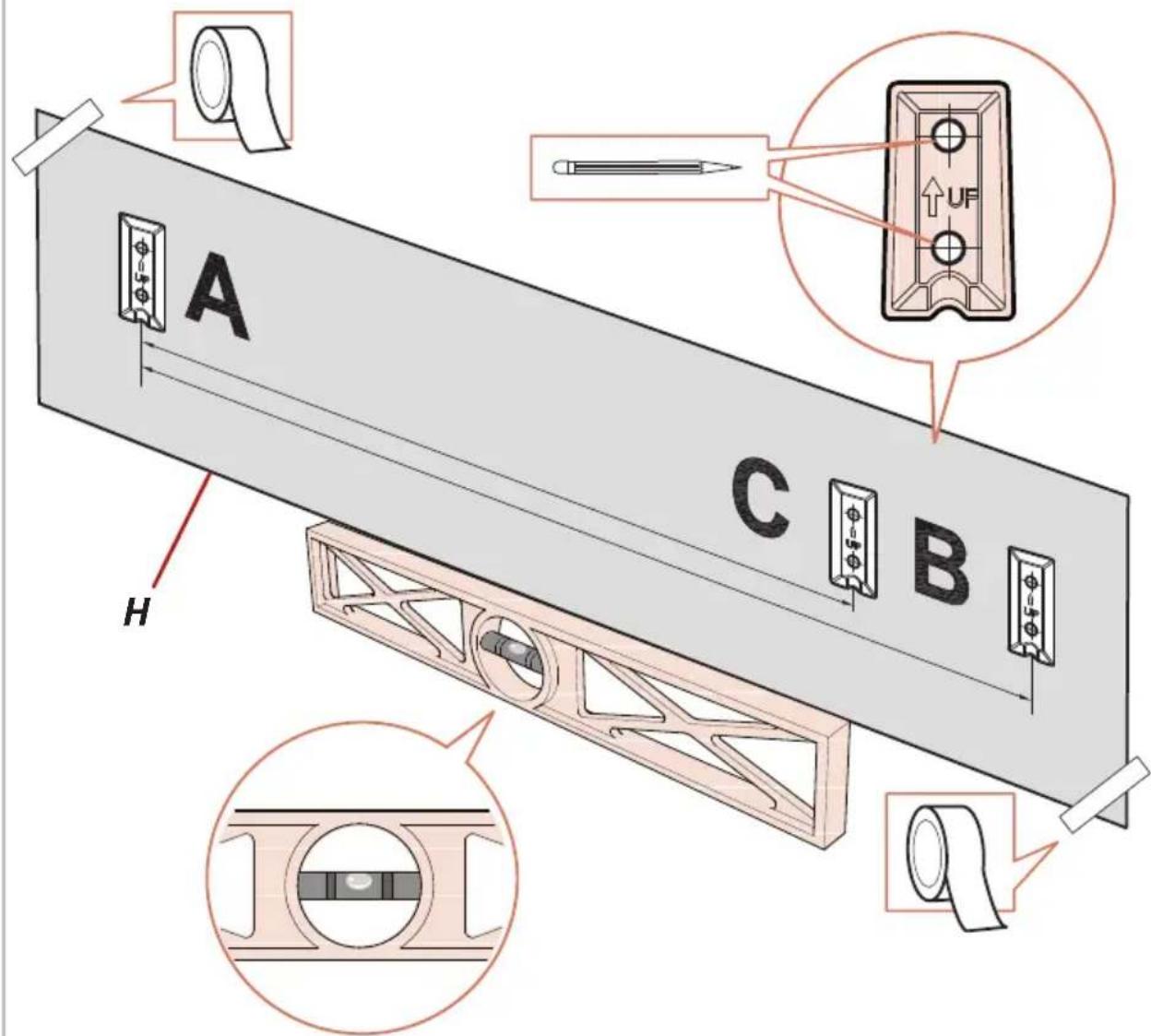 Pfister McAllen BTB-MCA2 - Support d'installation - 9