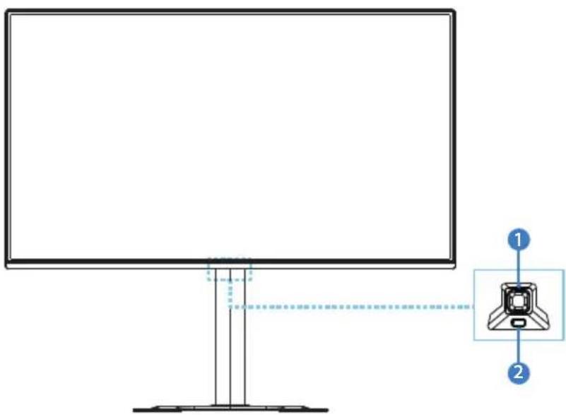GIGABYTE G25F2A - Vue de devant (G25F2A) - 1
