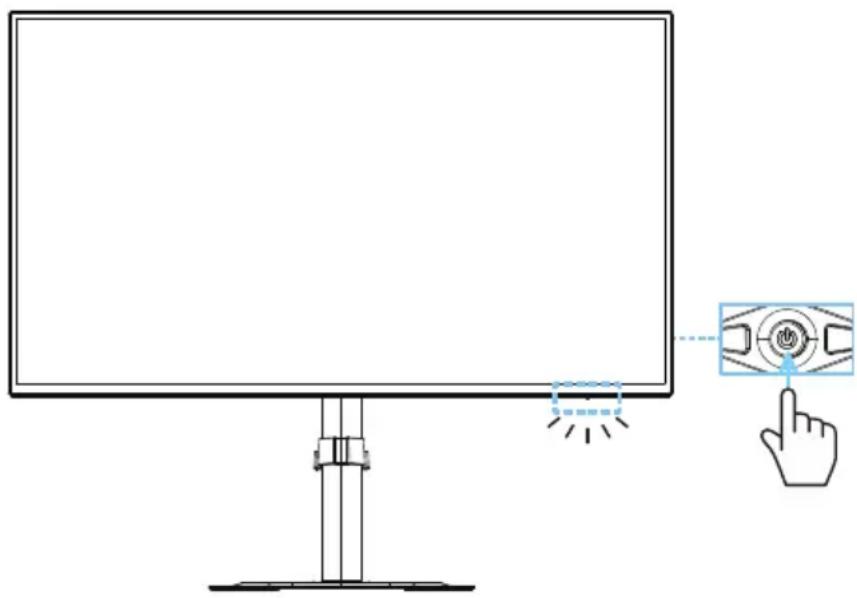 GIGABYTE GO27Q24G - Mise sous tension - 1