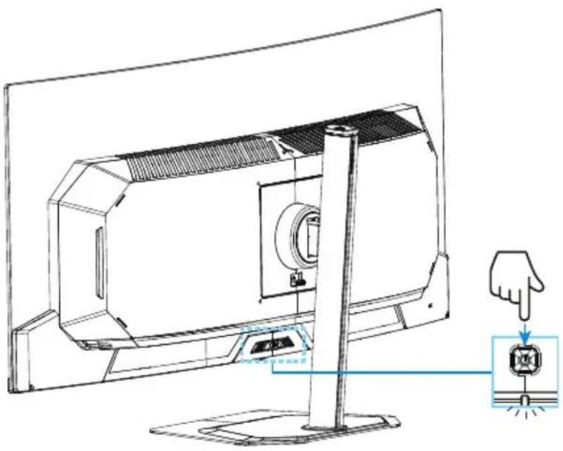 GIGABYTE MO34WQC36 - Mise sous tension - 1