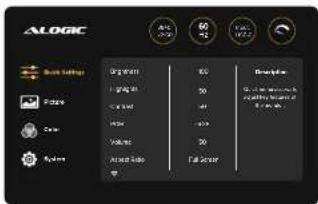Alogic Aspekt Touch 32A4KPDTSLV-AFS-ASS - Comprensión de los controles de Aspekt - 1