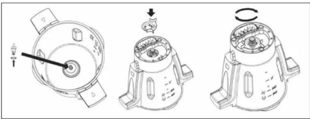 Klarstein Aria Smart - Drive coupler - 2