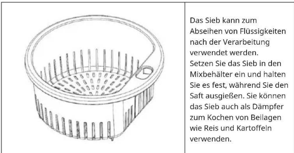 Klarstein Aria Smart - Sieb / Dampfkorb - 1