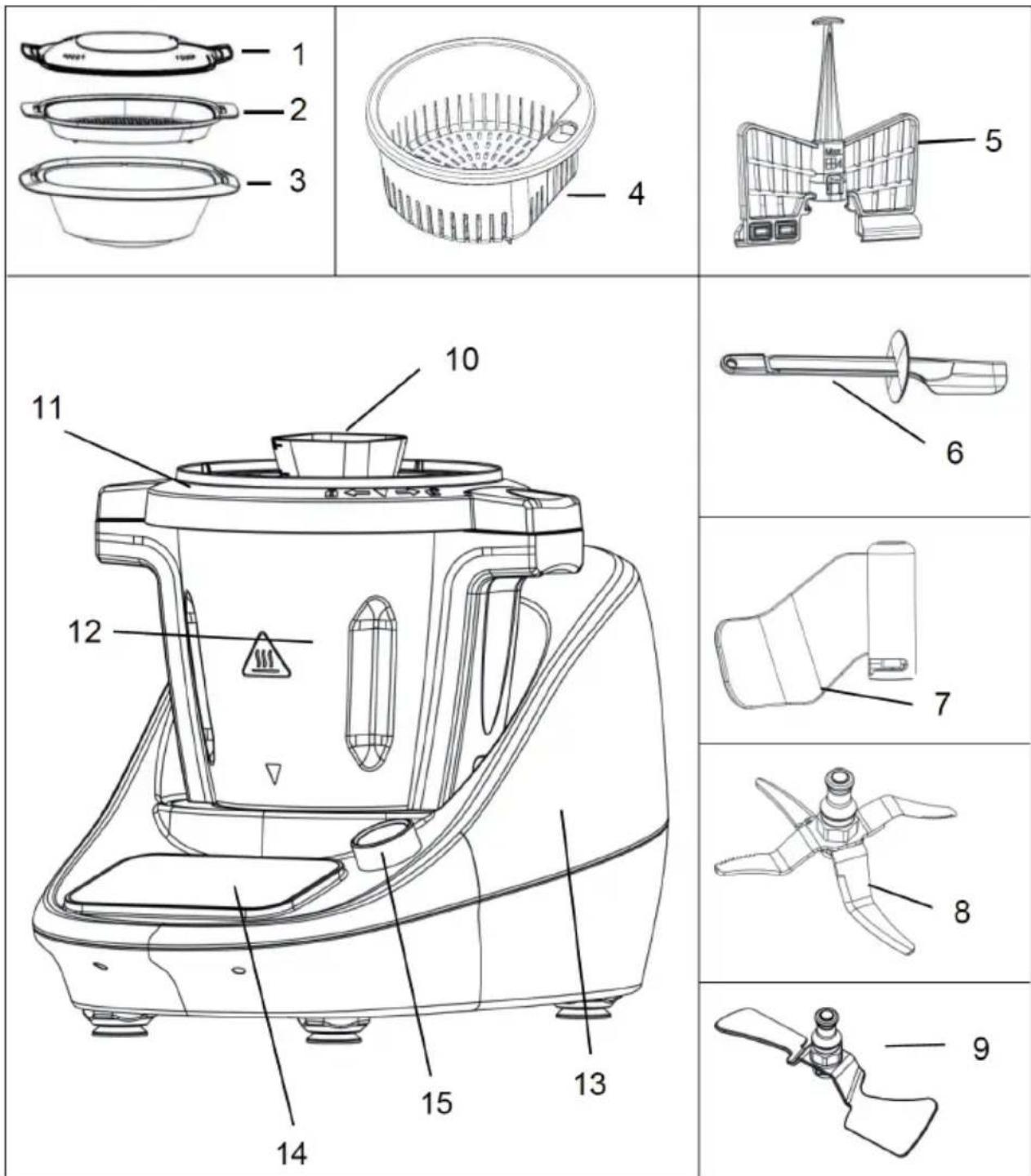 Klarstein Aria Smart - DESCRlPTIF DE L'APPAREIL - 1
