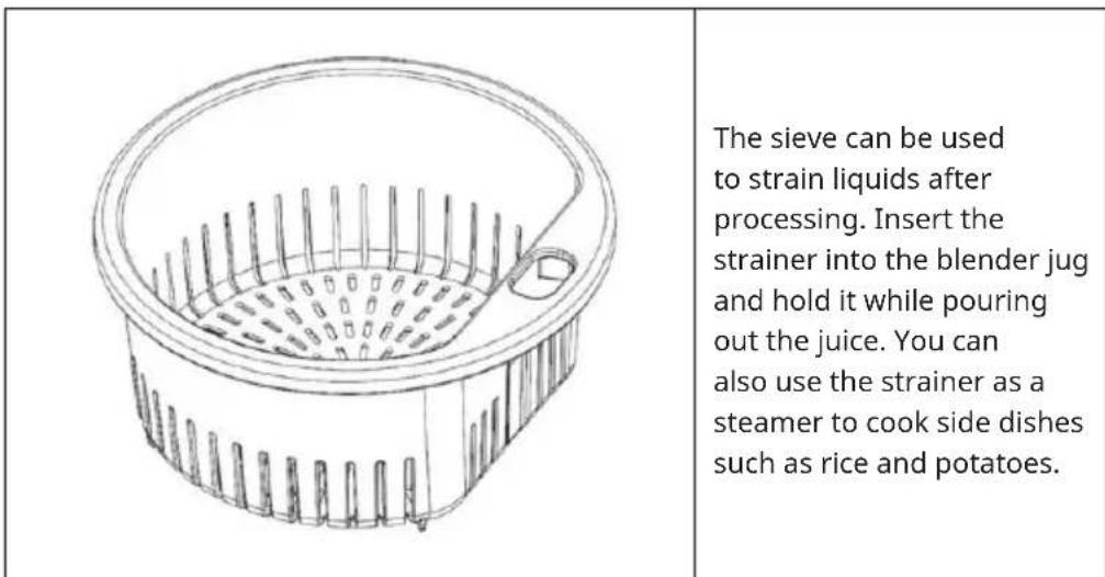 Klarstein Aria Smart - Colander / steamer basket - 1