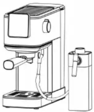 Klarstein SteelPresso Touch Slim - Cappucino/ aufgeschämte Milch zubereiten - 1
