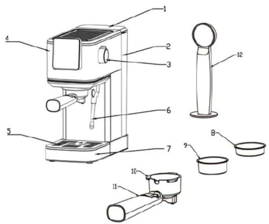 Klarstein SteelPresso Touch Slim - PRODUCT DESCRIPTION - 1
