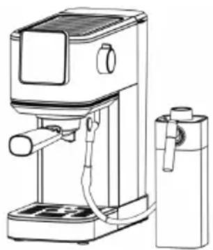 Klarstein SteelPresso Touch Slim - Make Cappucino/ Frothed milk - 1