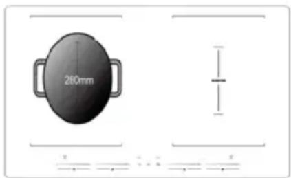 Klarstein Velaire Hybrid - Optimal cookware for flex zone - 2
