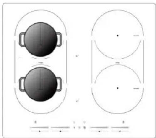 Klarstein HaloSync - Use the flexible area as two separate zones - 3