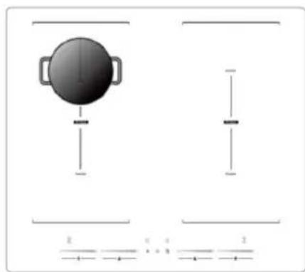 Klarstein Velaire Flex - Using Flex zone as two independent zones: - 1