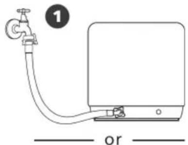 Klarstein Nanowash - Instalar suministro de agua - 1