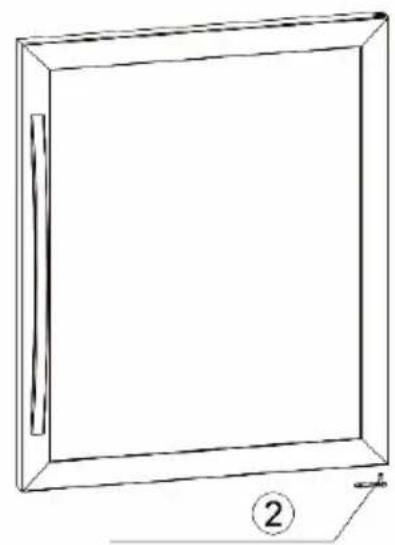 Klarstein Vinovilla Grande 162 Duo - REVERSING THE DOOR - 2