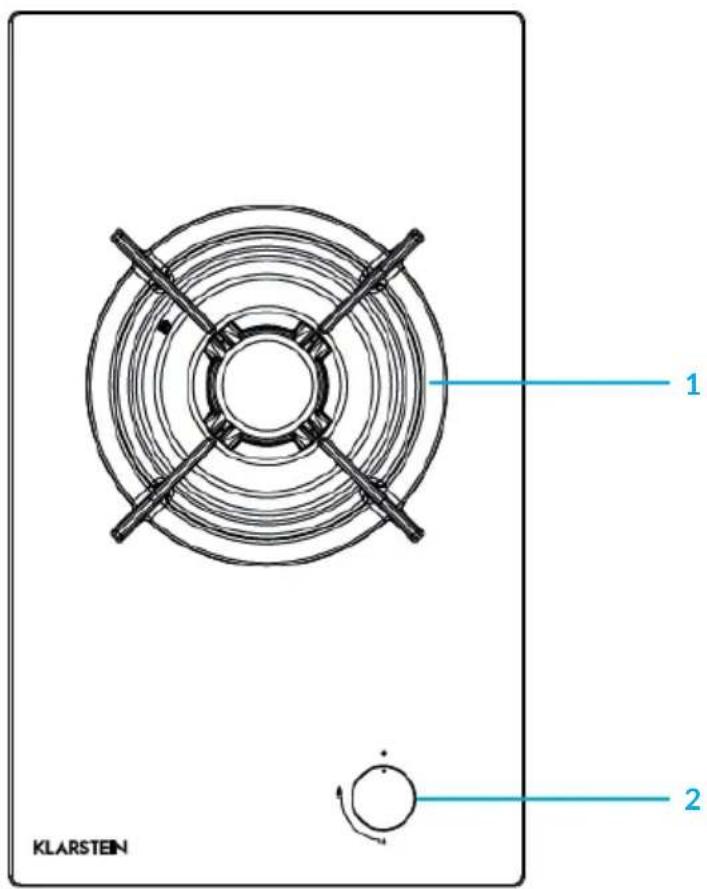 Klarstein Goldflame 5 Prime - APPLIANCE DESCRIPTION - 1