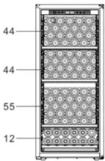 Klarstein CellarMax - BOTTLE LOADING PLAN - 4