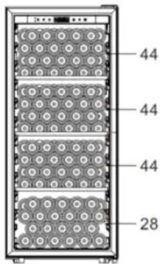 Klarstein CellarMax - PLAN DE CHARGEMENT DES BOUTEILLES - 1