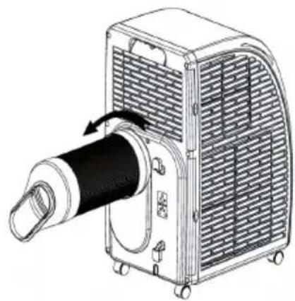 Klarstein Metrobreeze Rome Smart - Assembly method of exhaust pipe - 1