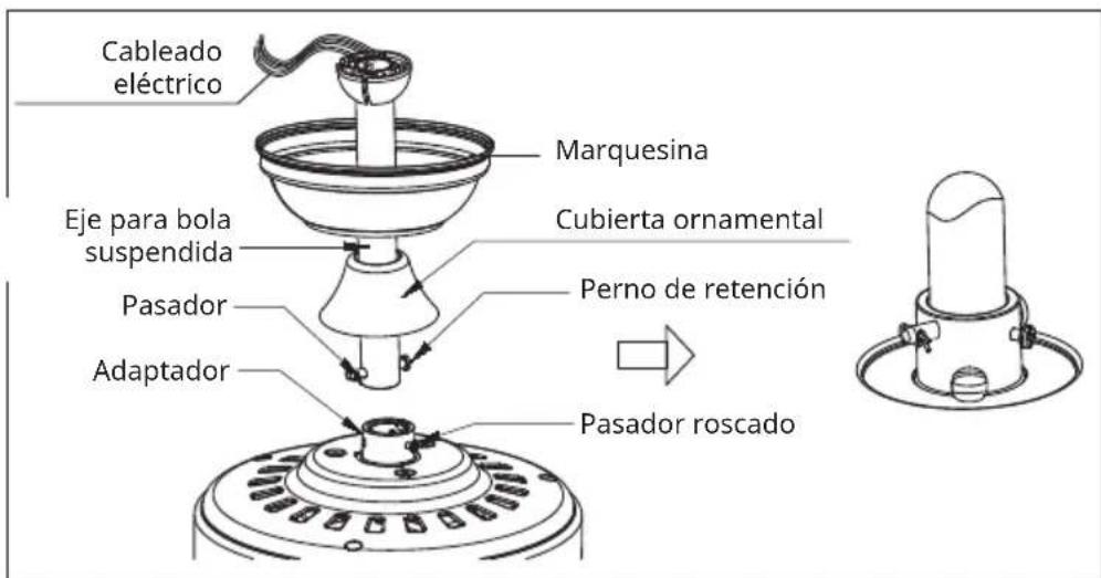 Klarstein Fiji Flow Smart - Montaje y suspensión del ventilador - 1