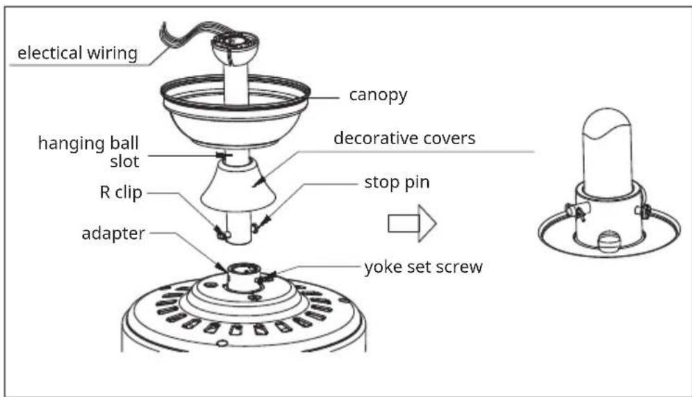 Klarstein Fiji Flow Smart - Assembling and Hanging the Fan - 1