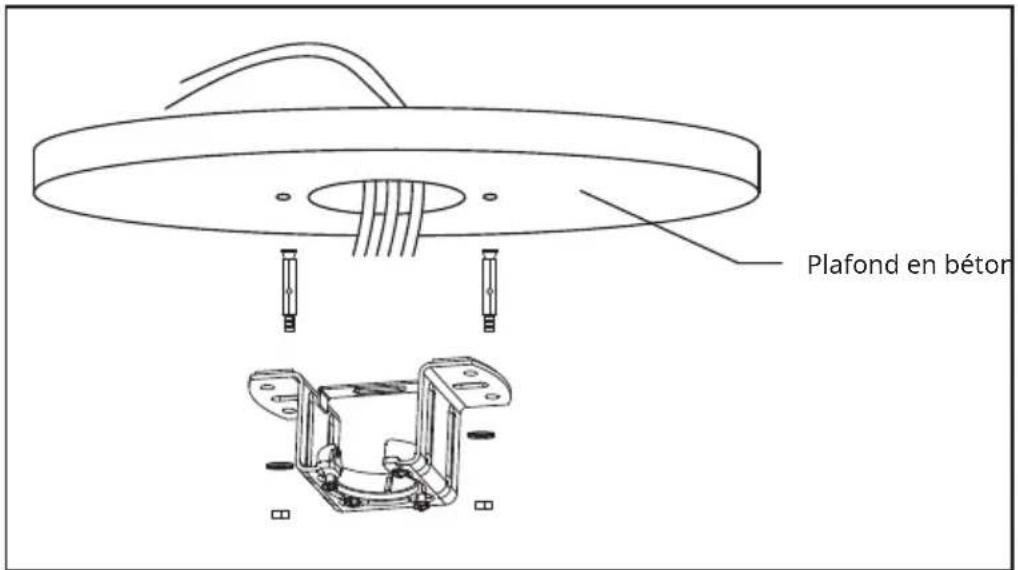 Klarstein Bolero Smart - Fixation du support de plafond - 2