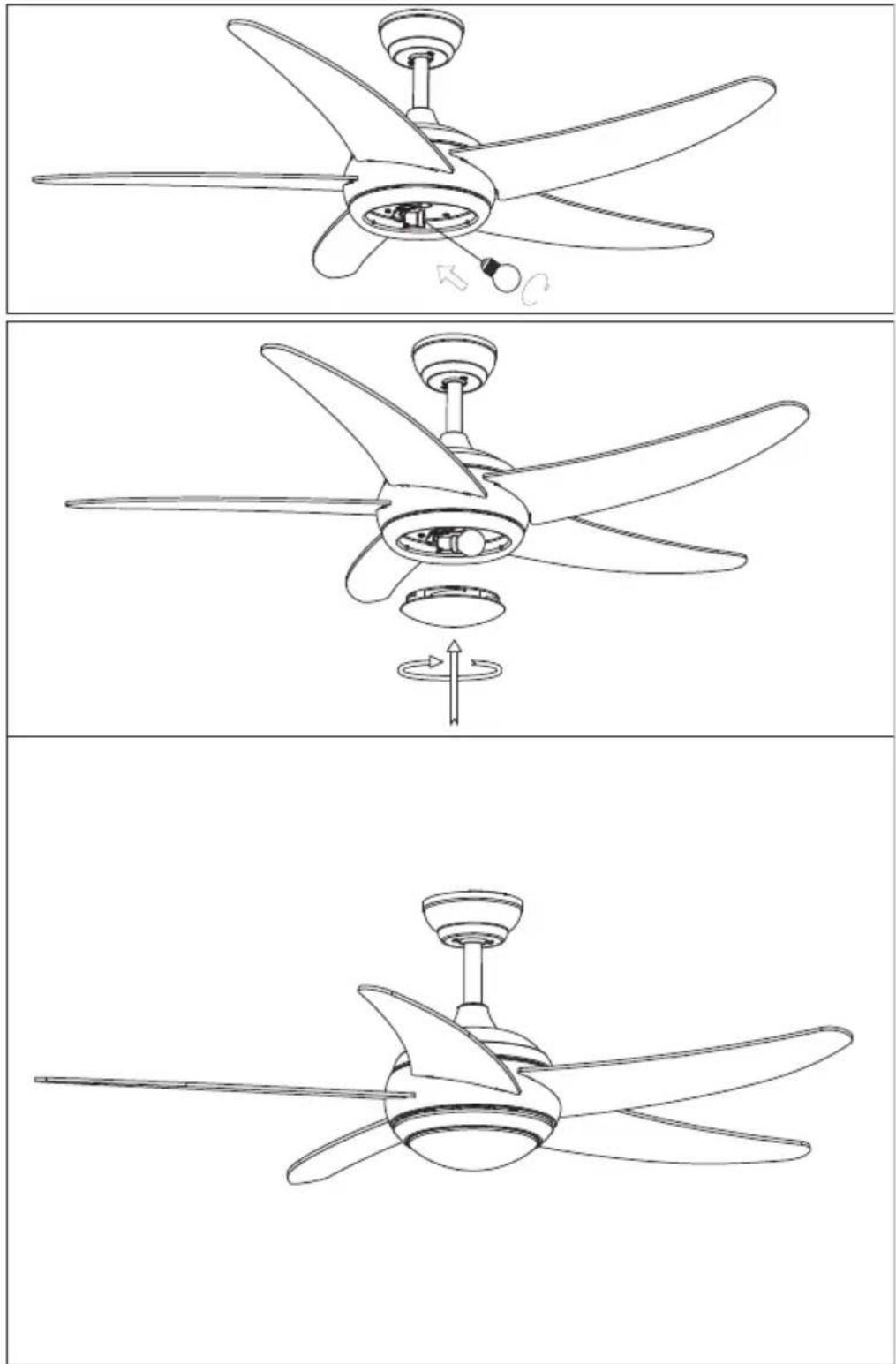 Klarstein Bolero Smart - Lamp shade assembly - 1
