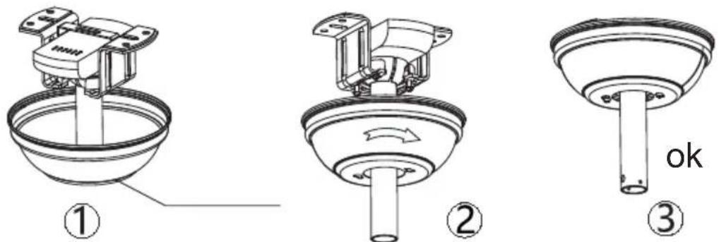 Klarstein Bolero Smart - Fissaggio del baldacchino - 1