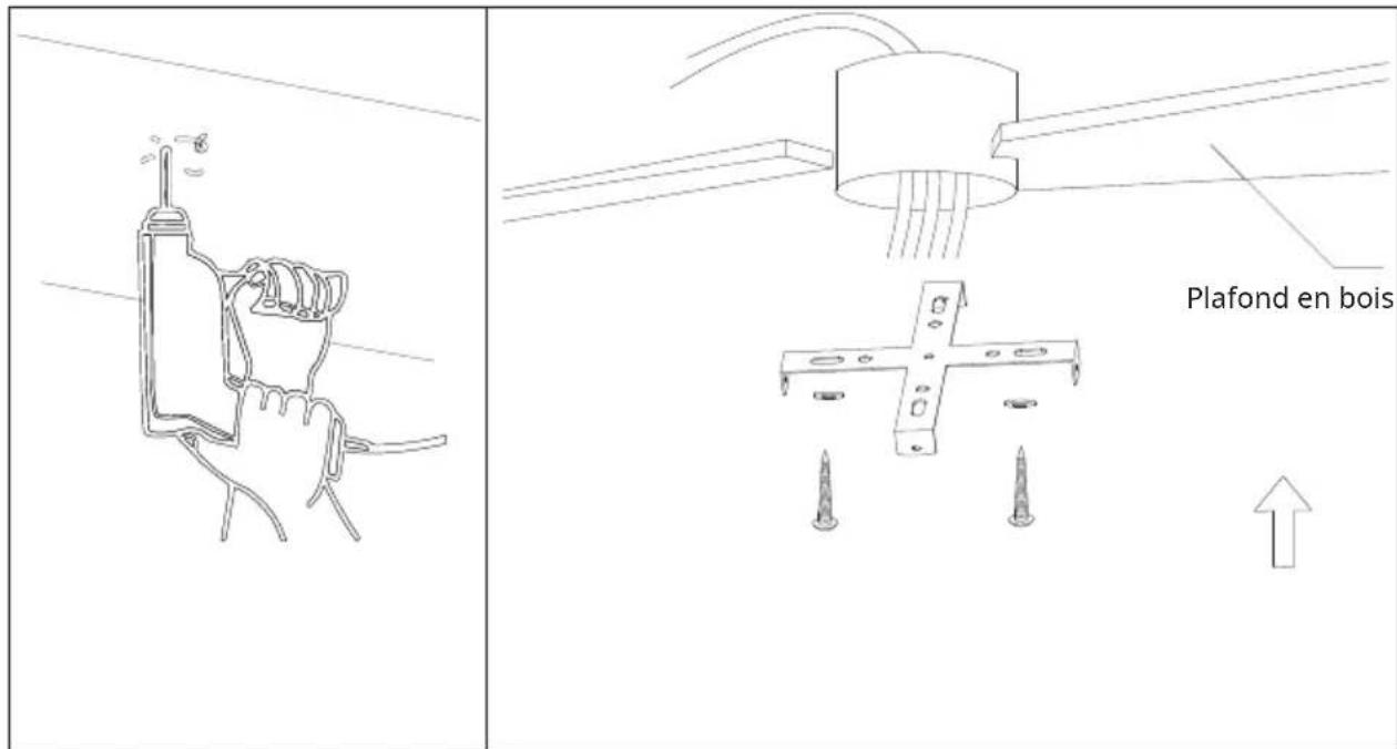 Klarstein ZenBreeze Smart - Installation de la tige de suspension - 3