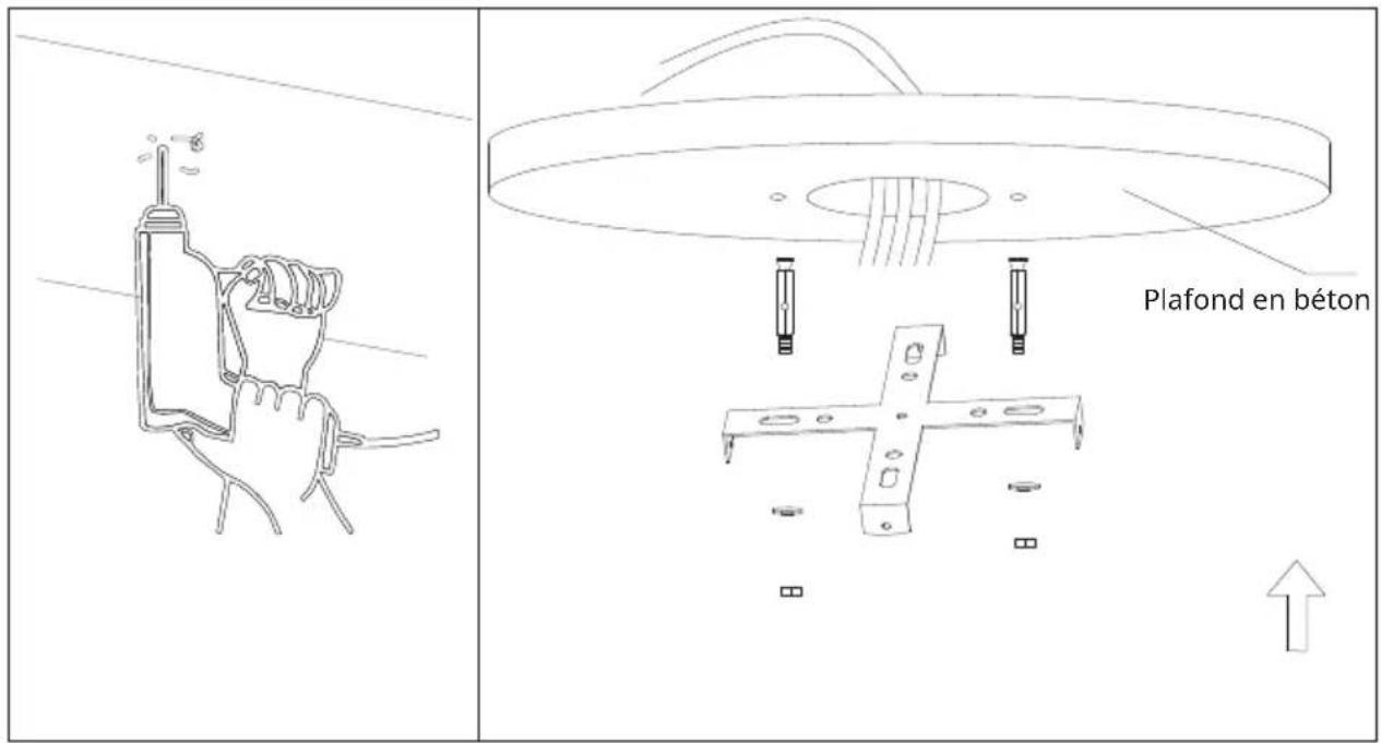 Klarstein ZenBreeze Smart - Installation de la tige de suspension - 4