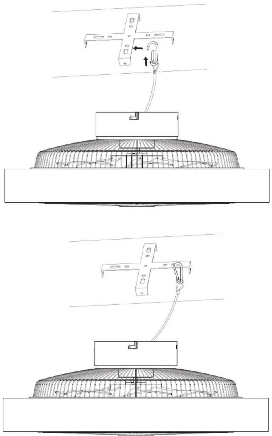 Klarstein ZenBreeze Smart - Installation de la tige de suspension - 5