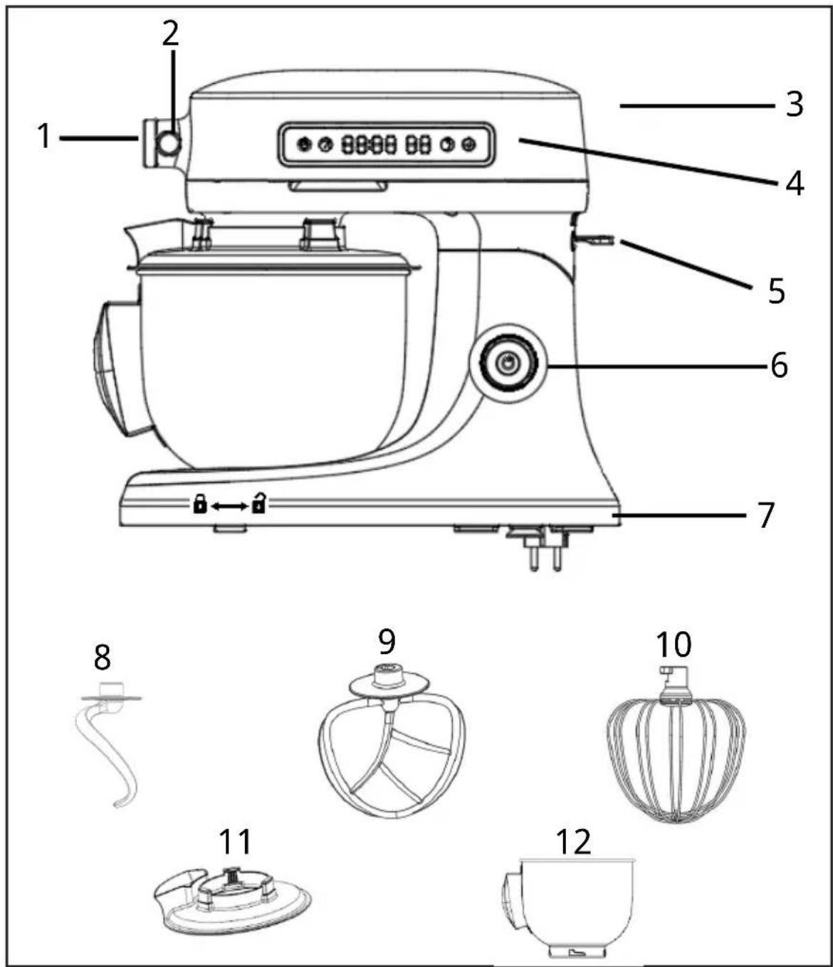 Klarstein Chiara - DEVICE OVERVIEW - 1
