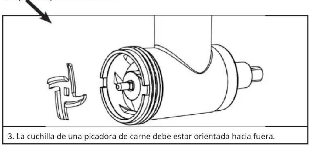 Klarstein Chiara - Instalación Picadora de carne - 3