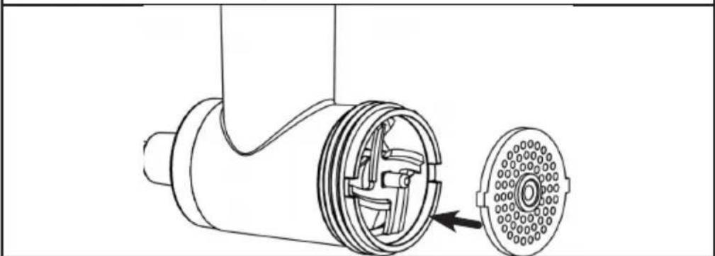 Klarstein Chiara - Installation Meat Grinder - 4