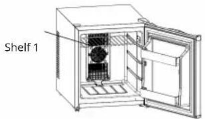 Klarstein Matterhorn Breeze - Notes on operation and positioning of the shelves - 1