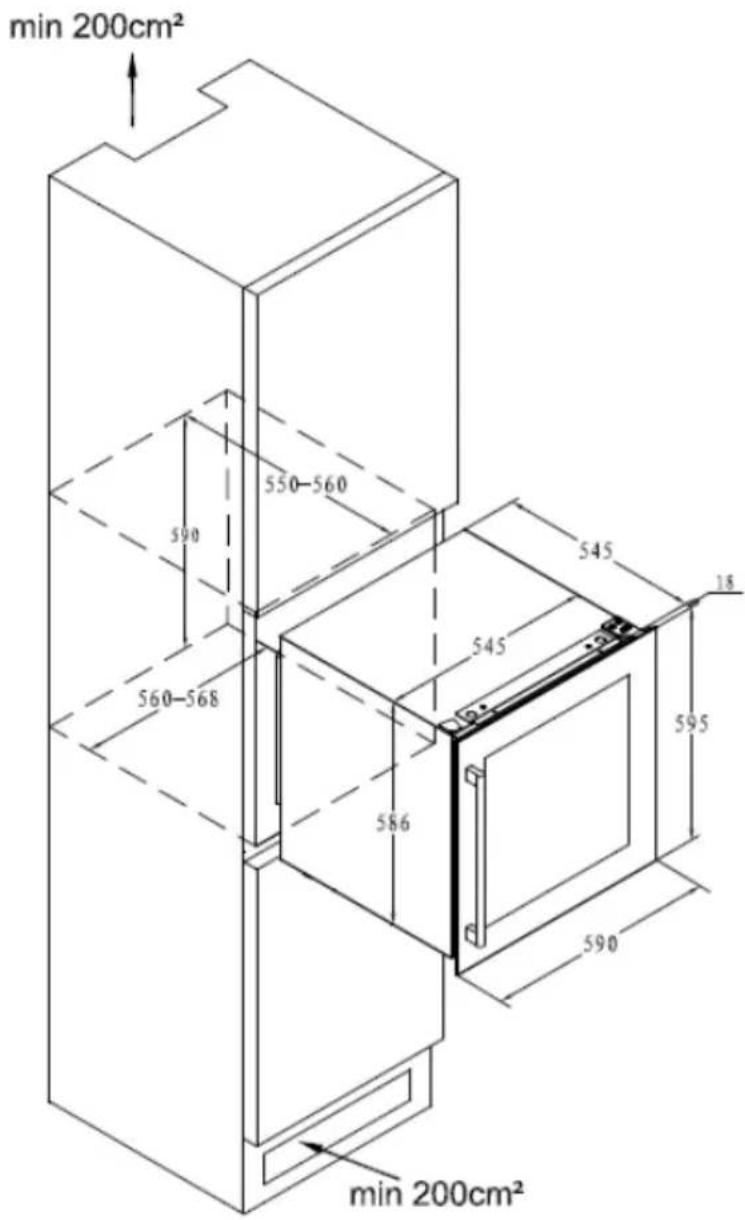Klarstein Vinsider 36 Uno - Aufstellung - 1