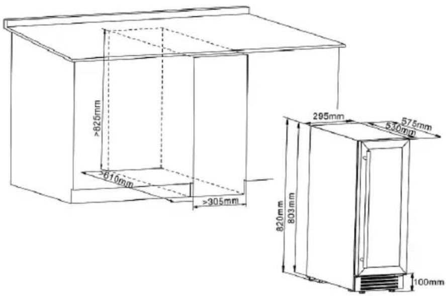 Klarstein Vinovilla 17 Duo - Installing your appliance - 1