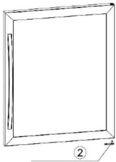 Klarstein Vinovilla 17 Duo - REVERSING THE DOOR - 2