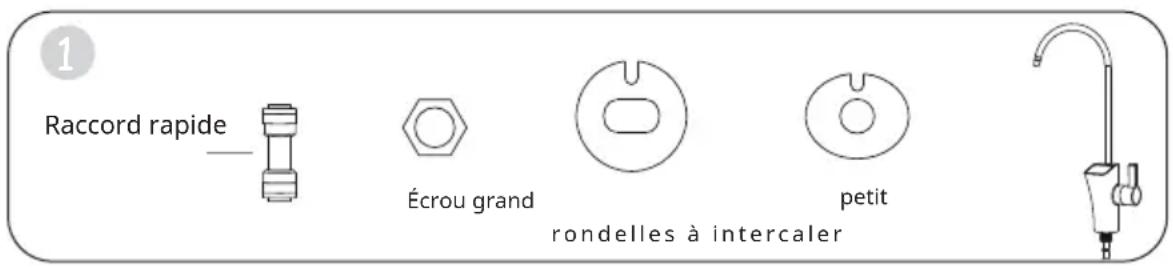 Klarstein PureFina - Installation du robinet - 1
