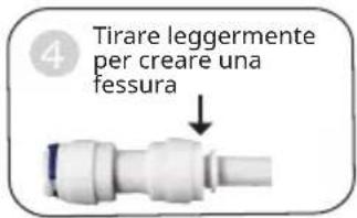 Klarstein PureFina - Collegare e scollegare il tubo in polietilene dall'attacco rapido - 4