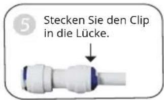 Klarstein PureFina - Trennen und Verbinden von PE-Rohr und Schnellkupplung - 5