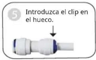 Klarstein PureFina - Separar y conectar el tubo PE y el acoplamiento rápido. - 5