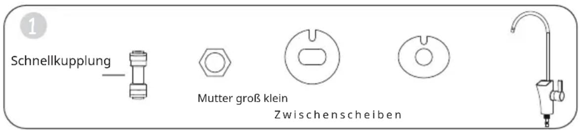 Klarstein PureFina - Einbau des Wasserhahns - 1