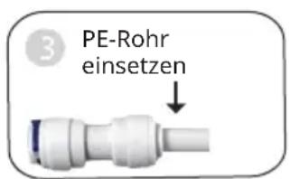 Klarstein PureFina - Trennen und Verbinden von PE-Rohr und Schnellkupplung - 3