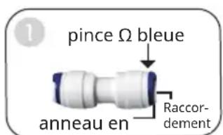 Klarstein PureFina - Déconnexion et connexion du tube PE et du raccord rapide - 1